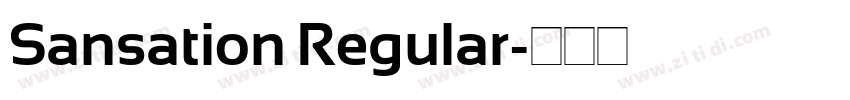 Sansation Regular字体转换